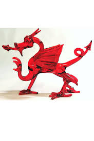 Red Welsh Heraldic Dragon