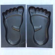 footprint stepping stone mold concrete