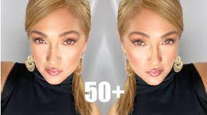 makeup tutorial over 50 skin