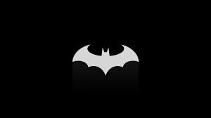 batman sign wallpaper 4k black