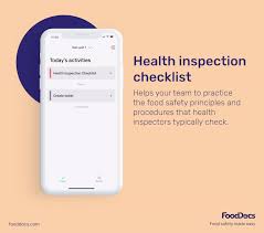 health inspection checklist template