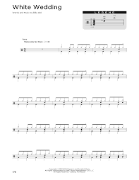 White Wedding By Billy Idol Piano Vocal Guitar Right Hand Melody Digital Sheet Music