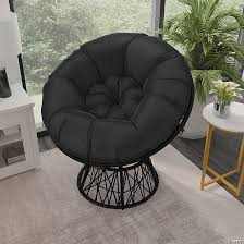 Swivel Papasan Patio Chair