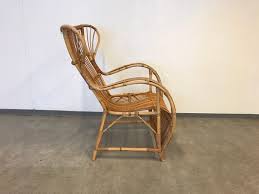 vintage danish rattan garden chair