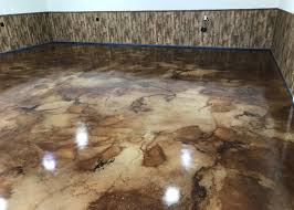 desert amber concrete acid stain gallery