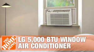 Portable ac units must be ventilated. Lg 5 000 Btu Window Air Conditioner The Home Depot Youtube