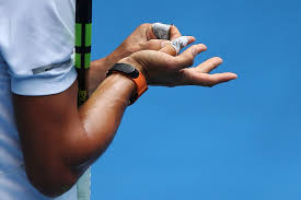 Nadal uses a 4 1/4 grip size while other pros usually use 4 3/8 or 4 1/2. Rafael Nadal Fans On Twitter Despite Having Blisters All Over The Hands Rafael Nadal Keeps Working Hard To Polish His Game Ahead Of Ausopen See More Photos Https T Co Xvqxoiday1 Vamos Rafa Https T Co Igbjcfdwfi