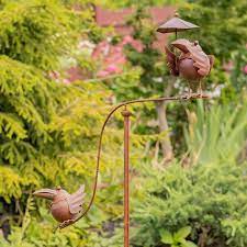 Two Birds With Umbrella Balance Garden