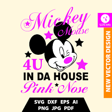 MICKEY MOUSE SVG Mickey Mouse Vector Mickey Mouse Design