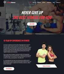 gym fitness boote page