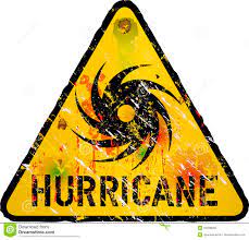 Hurricane warning stock vector ...