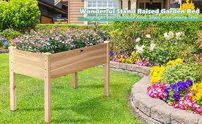 Wooden Raised Vegetable Garden Bed