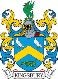 Kingsbury Family Crest And Coat Of Arms