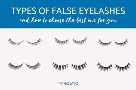 types of false eyelashes and how to