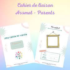 Page De Garde Cahier Avec La Nounou - Cahier de liaison Assistant(e) Maternel(le) – Parents – Happy AssMat