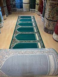 green velvet masjid carpet size 4x 10