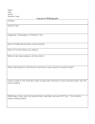 Miss K S English Annotated Bibliography Worksheet School On Mla