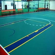 polyurethane court flooring service