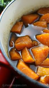 i also have bourbon cand yams made on the stove top