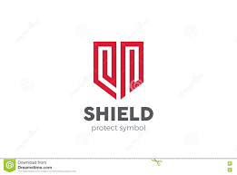 Shield Logo Design Vector Law Legal Security Guard Stock