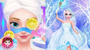 ice queen salon makeover and dress up