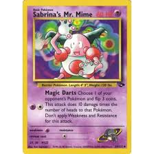 Mime will have one of the basic attacks and one of the special attacks. Sabrina S Mr Mime 59 132 Uncommon Pokemon Card Gym Challenge