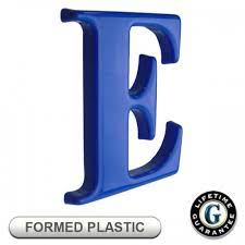 gemini formed plastic sign letters by