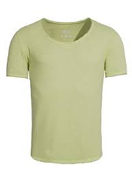Akito Tanaka Herren T Shirt New Basic Einfarbig Modern Sommer Minze M