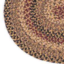 homestead 4x6 ft oval braided rug