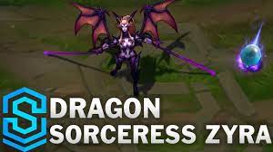 Dragon Sorceress Zyra Skin Spotlight - League of Legends - YouTube