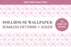 dollhouse wallpaper free printables