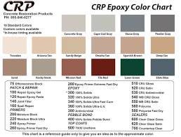 Concrete Solutions And Supply Crp Color Charts