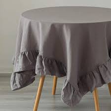 Pure Linen Washable Tablecloth With