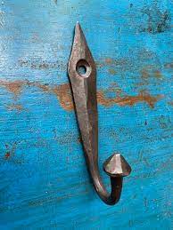 Hand Forged Iron Wall Hooks Pointed