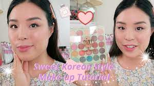 sweet korean style makeup tutorial ft