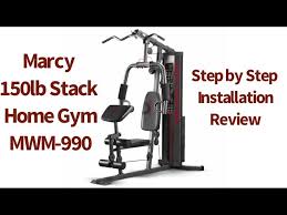 marcy 150lb stack home gym mwm 990