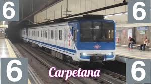 metro de madrid carpetana l6 serie