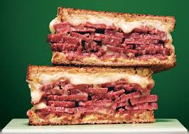 grilled corned beef and fontina