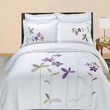 embroidered duvet cover