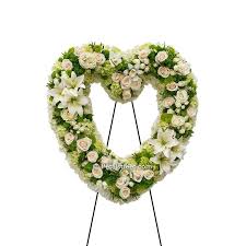 We have a large selection online and you may also call us to make a more personalized order should you wish. Funeral Flower Heart Wreaths Florist Petal Street Flower Company