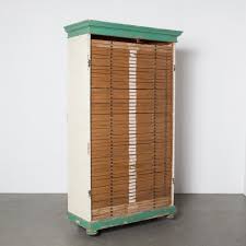 antique wood flat file cabinet 162546