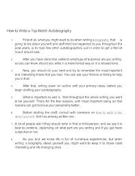 Writing A Biography Template Essay Outline Paragraph Sample
