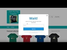 How To Create Exit Pop Ups For Shopify