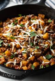 italian ground beef and potatoes a