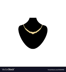 necklace jewelry logo design template