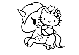 First you can click the full screen button to view the color page in. Coloring Print Unicorn Hello Kitty Coloring Pages Novocom Top