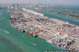 the port of miami florida us ship