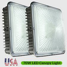 2 Pack 70w Led Canopy Light Outdoor