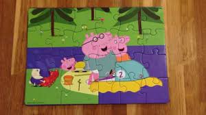 peppa pig 5 jigsaw puzzles picture