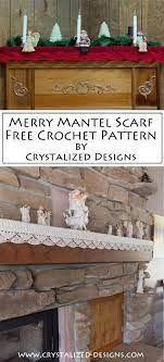 Merry Mantel Scarf Free Crochet Pattern